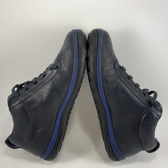 Camper Peu Pista Leather Boots Womens Size 39, US Size 9 Blue Goretex Waterproof - Picture 7 of 9
